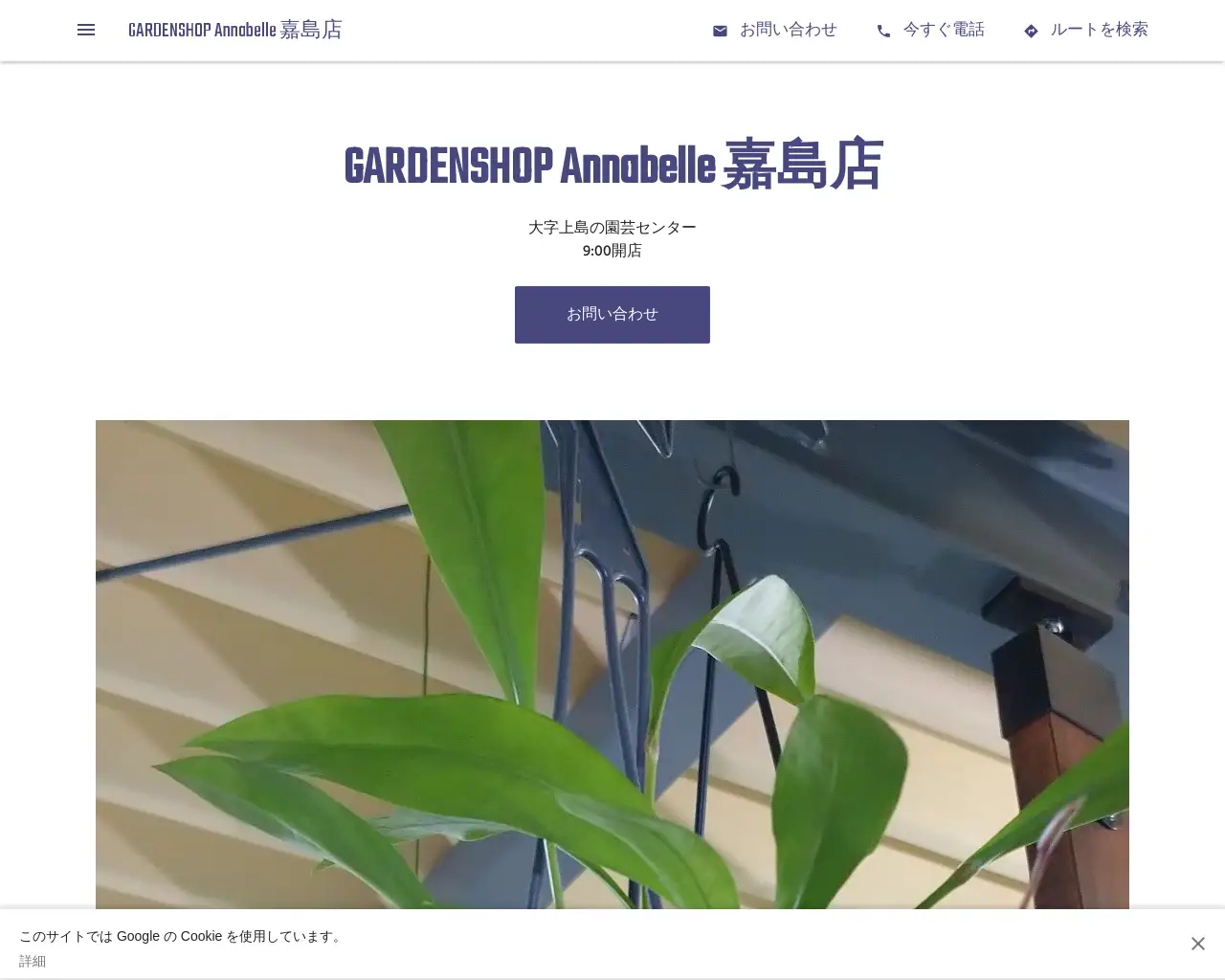 GARDENSHOP Annabelle 嘉島店 site