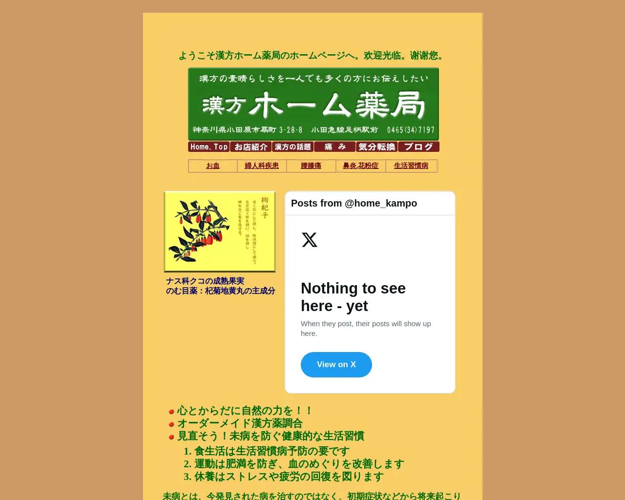 ホーム薬局 site