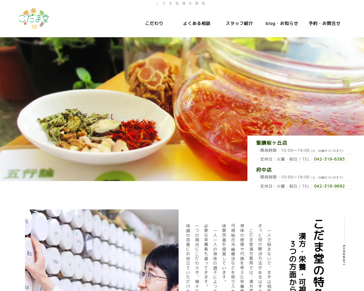 こだま堂漢方薬局 府中店 site