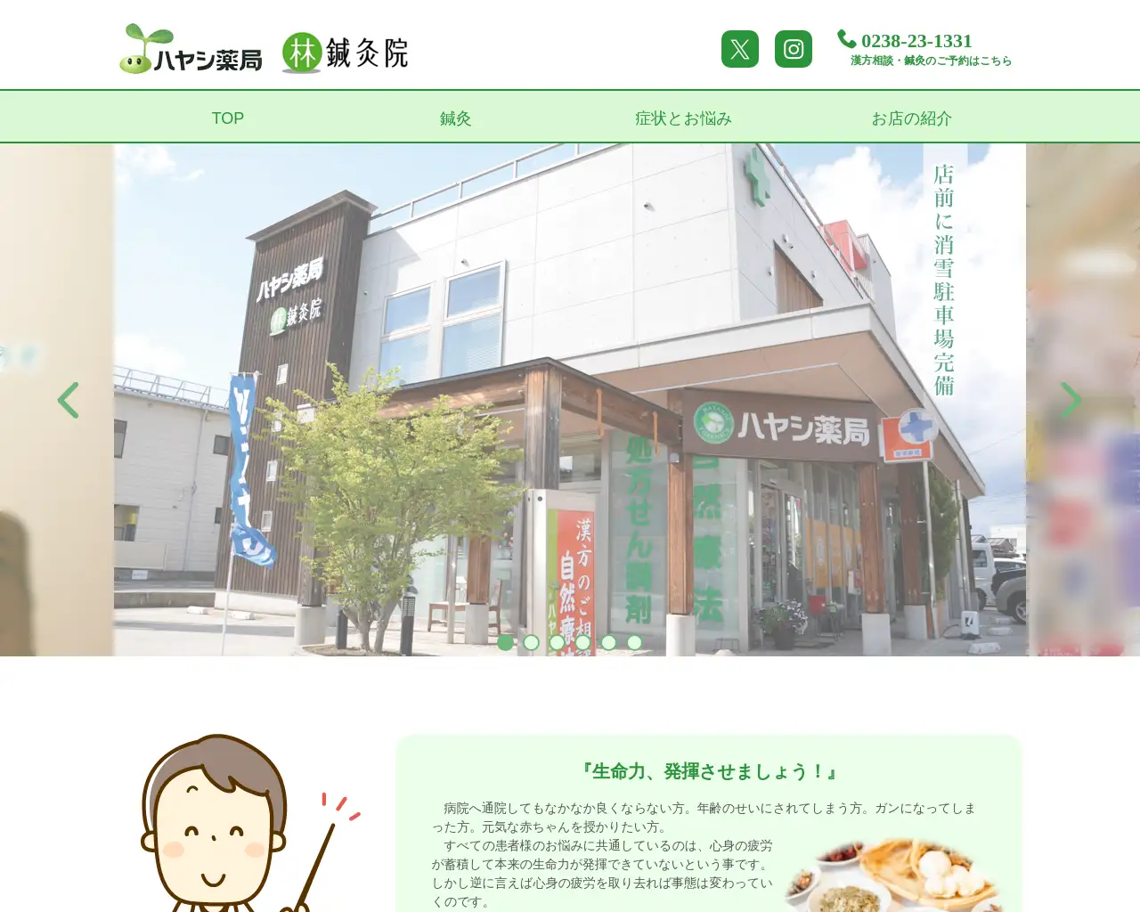 漢方と自然療法 ハヤシ薬局 site