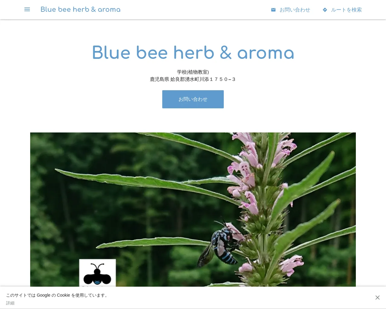 Blue bee herb & aroma site